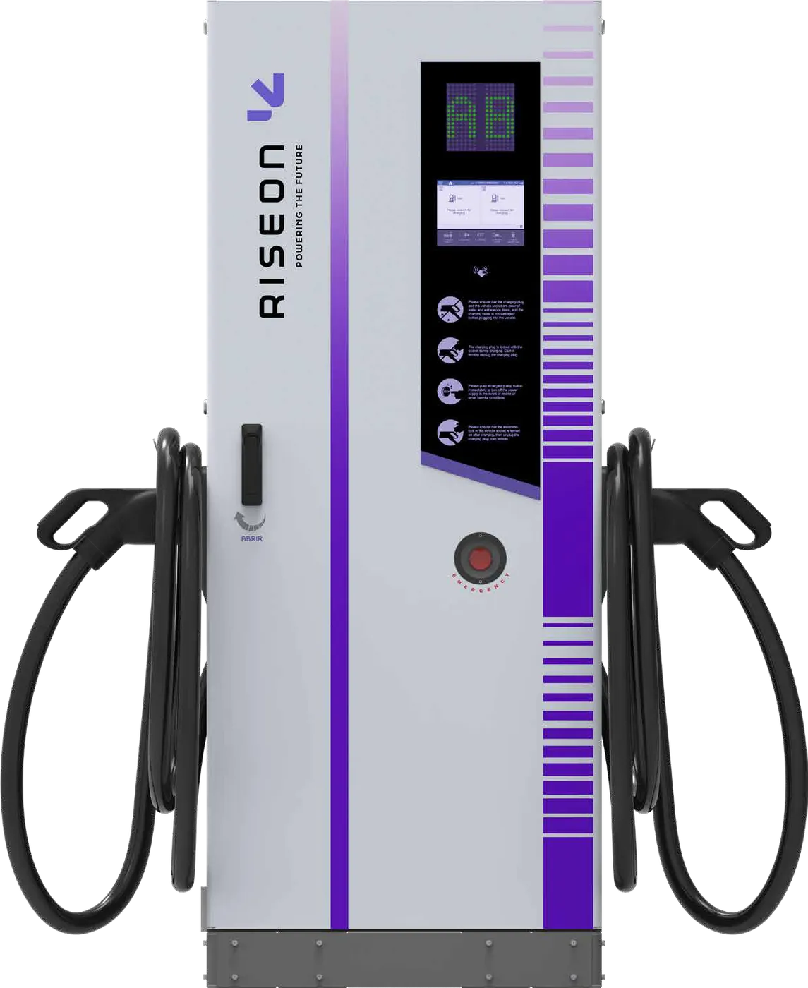 Carregador Rise UltraFast 60 kW com duas saídas CCS2